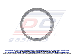 LA-5115-M ARO TUBO DE ESCAPE (10 PZA) 2.000X2.500X0.522 GM JEEP L4 151 83/96 V6 V8 35/ FORD