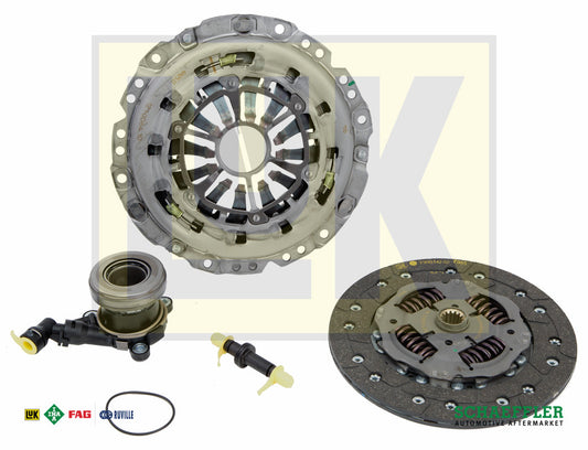 LK-621303733 KIT DE CLUTCH CORSA 4C. 1.8L EASYTRONIC (MPFI) OHC 04/08 MERIVA 4C. 1.8L EASYTRONIC 04/08 GENERAL MOTORS