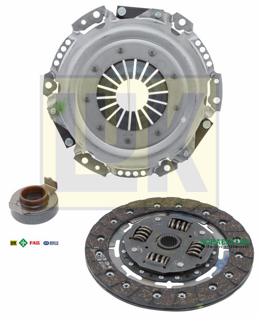 LK-621307700 KIT DE CLUTCH (NAK-08-022) (EJ-H21B) (SUSTITUYE A 621302100) CIVIC 4C. 1.5L 1.6L 92/95 1.6L EX 97/00 CRX 1.5L 1.6 HONDA