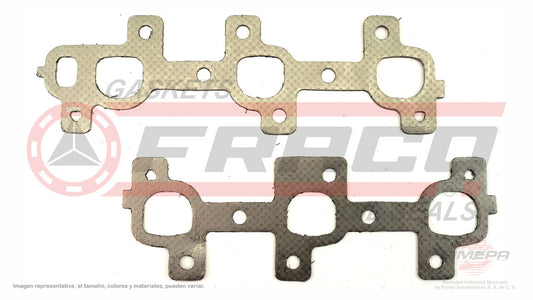 MEX-0262010 EMPAQUE DE MULTIPLE (MS-4271-E)(MU-41417-E) 3.7L CHRYSLER DODGE V6 SOHC 226 JEEP LIBERTY PICK UP 00/09 2 PZAS CHRYSLER