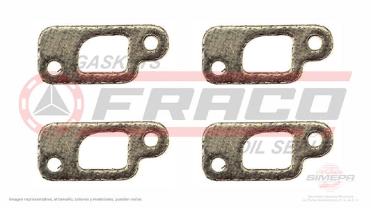 MEX-2640007 EMPAQUE DE MULTIPLE (MS-4302-E)(MU-41508-1E) 1.3L FORD 4 CIL FIESTA ENDURA 98/01 FORD