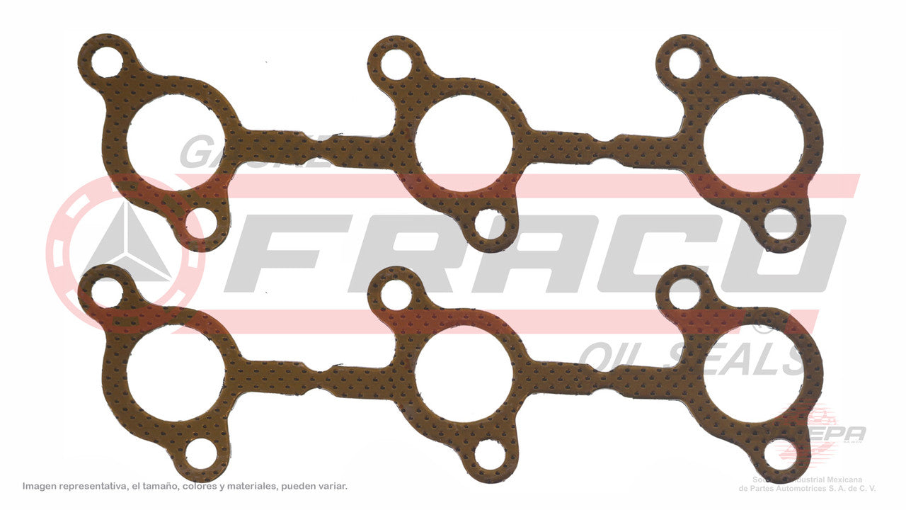 MEX-2662055 EMPAQUE DE MULTIPLE (MS-4318-E)(MU-41515-E) 3.0L V6 183 OHV AEROSTAR RANGER TAURUS GLL LX TEMPO SABLE WINDSTAR 86/95 FORD