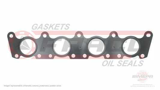 MEX-8640140 EMPAQUE DE MULTIPLE (MS-41852-E)(MU-4100-E) 1.8L V.W 4 CIL AUDI SEAT BEETLE A4 DOHC 20V TURBO 99/09 VOLKSWAGEN