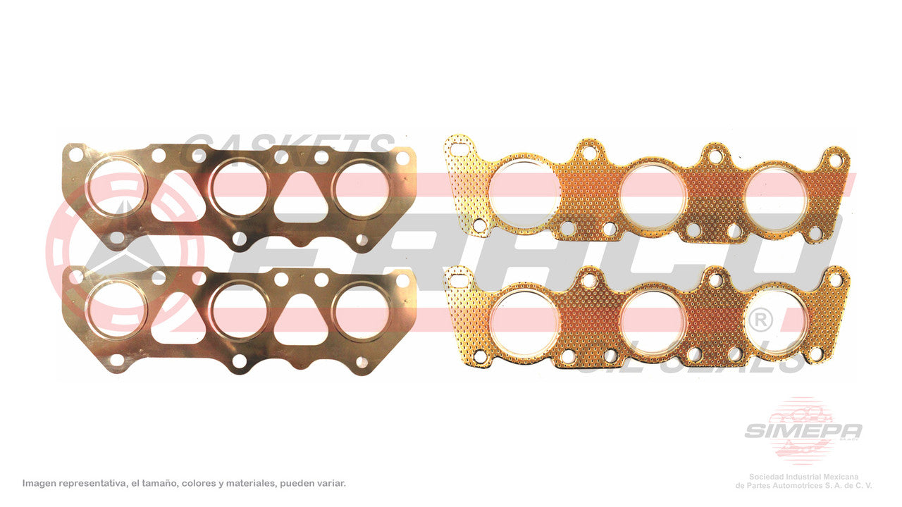 MEX-8662010 EMPAQUE DE MULTIPLE 3.0L V.W V6 AGA ALF AML 2 MUL ESC 2 PLENUM MLS VOLKSWAGEN