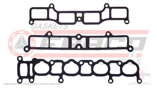 MIX-1140053 EMPAQUE DE MULTIPLE (MS-4242)(MU-41411-A MU-41411-S) 2.0L CHRYSLER 4 CIL NEON 4A20 DOHC 95/99 CHRYSLER