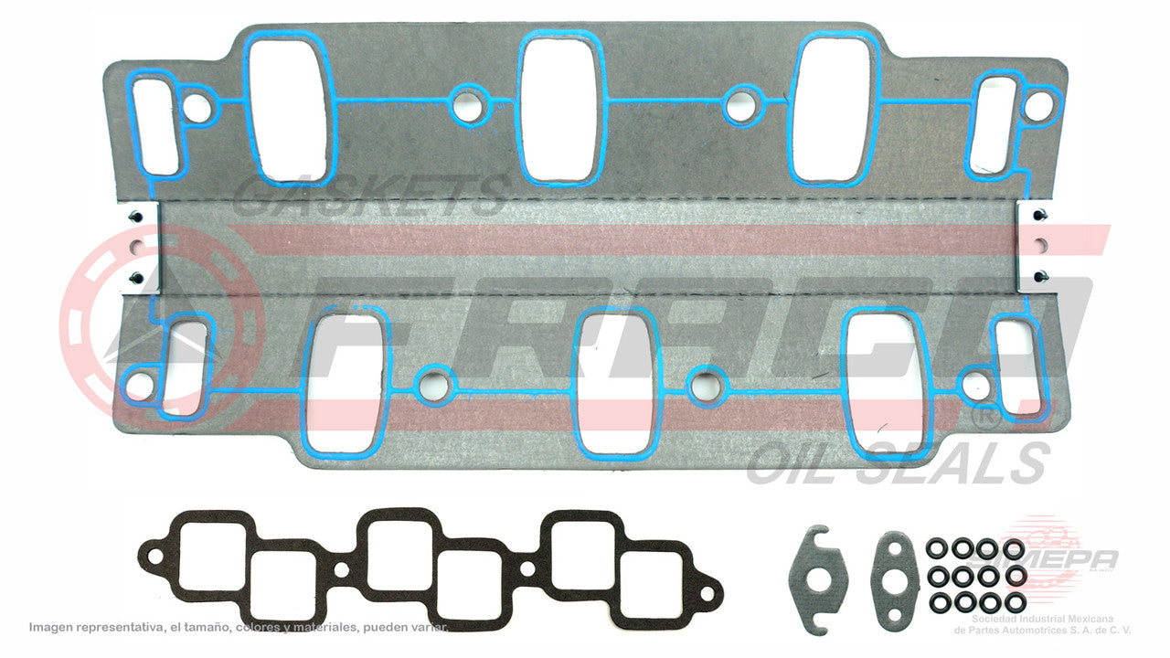 MIX-1162020 EMPAQUE DE MULTIPLE (MS-4254-A)(MU-41410-1A) 3.3L DODGE GRAND VOYAGER TOWN & COUNTRY GRAND CARAVAN 90/03 CHRYSLER