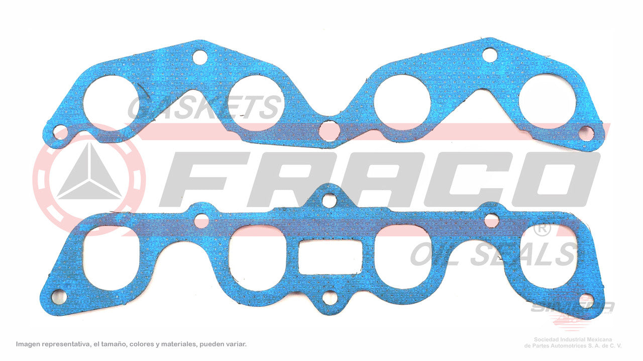 MIX-2640012 EMPAQUE DE MULTIPLE (MS-4303)(MU-41505) 1.6L FORD 4 CIL ESCORT 8V SOHC 98 81/ 89 FORD