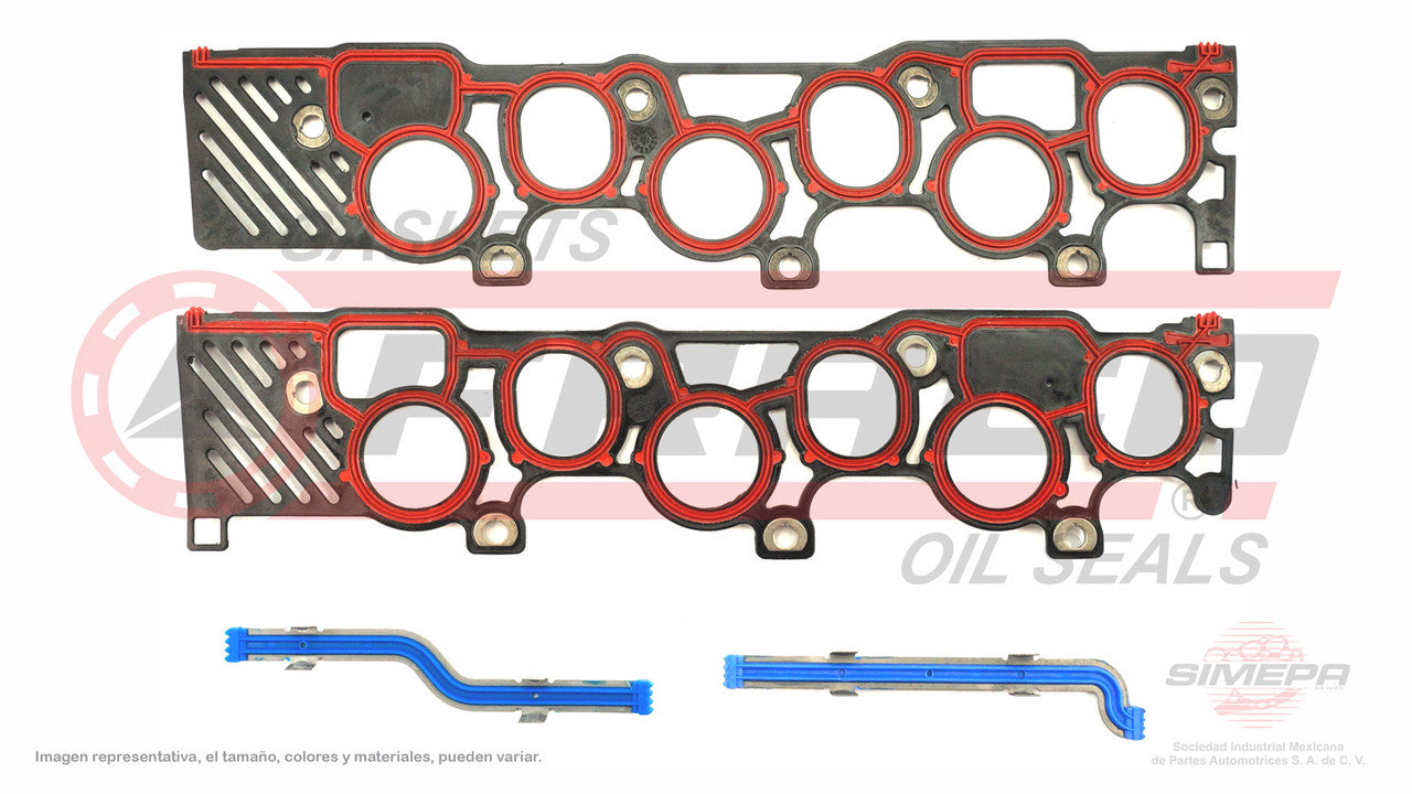 MIX-2662074 EMPAQUE DE MULTIPLE (MS-4341-NS)(MU-41520-A-D MU-41520-A-I ) 3.8L 4.2L WINDSTAR 97/98 F150 PICK UP T/P FORD