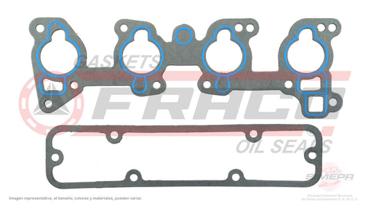 MIX-3040060 EMPAQUE DE MULTIPLE (MS-4108-1)(MU-41216-A) 2.0L 2.2L GM 4 CIL CAVALIER 121 134 OHV 90/97 GENERAL MOTORS