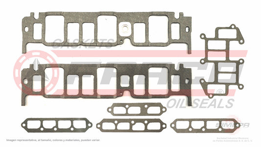 MIX-3062001 EMPAQUE DE MULTIPLE (MS-4140-A)(MU-41206) 2.8L GM V6 CHEVROLET 173 VIN X ZL 80/84 2 PZAS GENERAL MOTORS