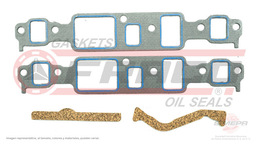 MIX-3062060 EMPAQUE DE MULTIPLE (MS-4143) 3.0L 3.8L GM V6 CHEVROLET 200 229 80/84 2 PZAS GENERAL MOTORS