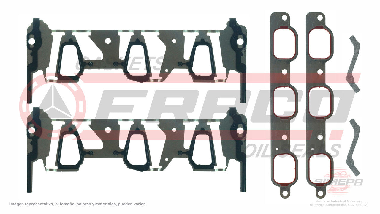 MIX-3062141 GASKET SET GM-CHEVROLET V6 MALIBU 07/10 IMPALA 06/11 MONTECARLO 06/07 PONTIAC G6 07/10 GENERAL MOTORS