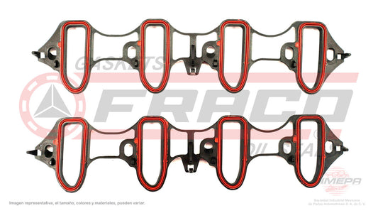 MIX-3082065 EMPAQUE DE MULTIPLE (MS-4175-NS)(MU-41262-A) 4.8L 5.3L 6.0L OHV CHEYENNE SUBURBAN SILVERADO C-3500 1999/03 (2 PZAS).T/P GENERAL MOTORS