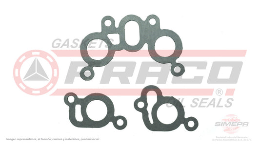 MIX-5840050 EMPAQUE DE MULTIPLE (MS-41216-A)(MU-419-A) 1.5L 1.6L NISSAN 4 CIL TSURU I Y II SEDAN E15 E16 CARBURADO 84/94 NISSAN