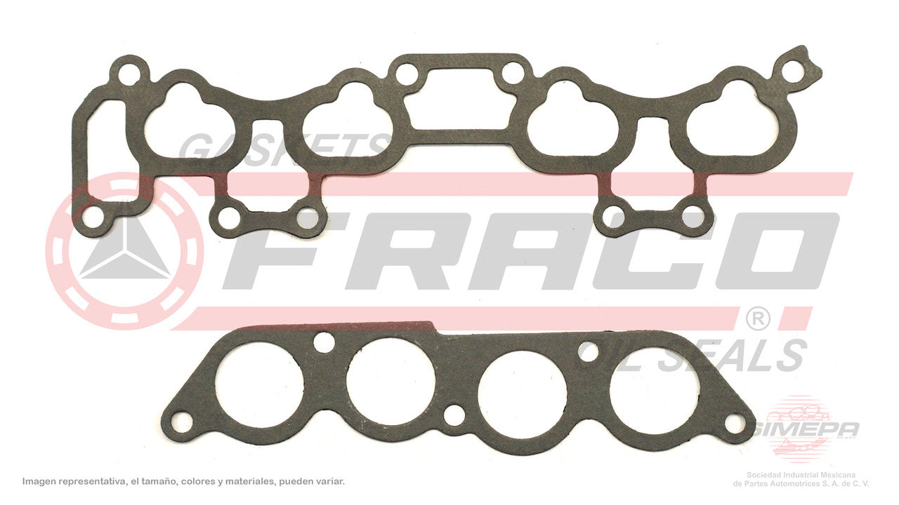 MIX-5840172 EMPAQUE DE MULTIPLE (MS-41226)(MU-421-A) 1.6L NISSAN 4 CIL TSURU III TSUBAME GA16DE DOHC 90/95 NISSAN