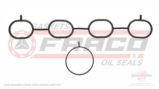 MIX-5840187 GASKET SET (MU-411-A)(MS-41242-1) NISSAN 4 CYLINDER 16V DOHC VERSA MICRA NOTE MARCH 11/13 HR16DE MLS ENGINE NISSAN