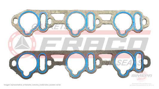 MIX-5862003 EMPAQUE DE MULTIPLE (MS-41229)(MU-425-A MU-432-A) 3.0L NISSAN V6 PATHFINDER MAXIMA VG30E 84/97 2 PZAS NISSAN