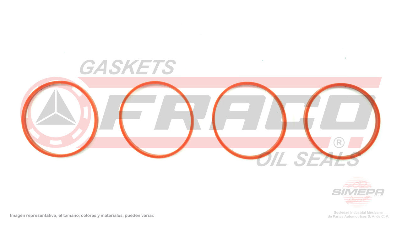 MIX-7640050 GASKET SET 1.8L MUL. ADM. GM CHEVROLET CRUZE FIG3 Z18XER 08/12 SILICON 4 PZ. GENERAL MOTORS