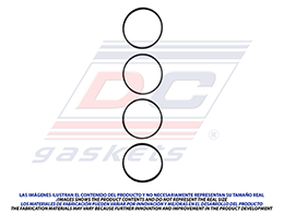 MS-4113 EMPAQUE DE MULTIPLE ASTRA ZAFIRA 4C 2.2L (DOHC) 16V (F22SE) (ECOTEC) 01/08 GENERAL MOTORS