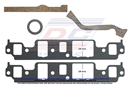 MS-4144-3 MANIFOLD GASKET GM V6 4.3L VIN WZ ADMON 92/95 GENERAL MOTORS