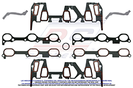 MS-4145-1 MANIFOLD GASKET CHV. V6 189 3.1/3.4L MALIBU GRAND AM LUMINA (2 DESIGN)77/03 GENERAL MOTORS