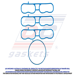 MS-4153 TRAIL MANIFOLD GASKET BLAZER 6L 4.2L (DOHC) 24V (VIN S) 02/05 GENERAL MOTORS