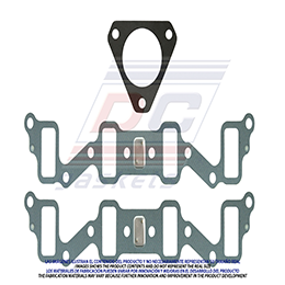 MS-4180-AD MANIFOLD GASKET SUBURBAN C1500 C2500 C3500 V8 6.2 6.5L (OHV) 16V (DIESEL VIN CX ) (WINDOW COVERED) 82/04 GENERAL MOTORS