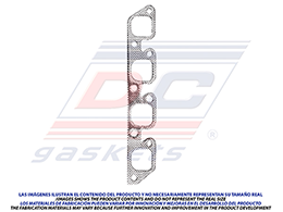 MS-4303-E MANIFOLD GASKET L4 1.6L ESCORT 1981/95 FORD EXHAUST