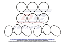 MS-4337 MANIFOLD GASKET EXPLORER MERCURY MOUNTAINNER V6 4.0L 97/01 (245CID) (SOHC) (VIN E) FORD