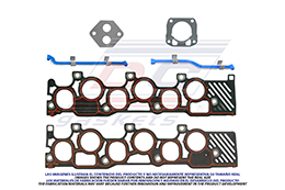 MS-4341-NS EMPAQUE DE MULTIPLE V6 3.8/4.2L OHV 98/04 (JUNTA MULIPLE ADMISION DELGADA 3 mm TERMOPLASTICA) FORD