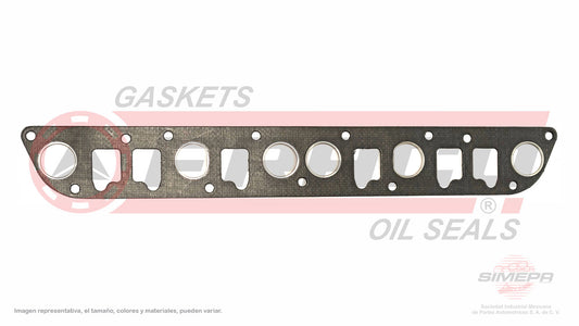 MSX-0260060 EMPAQUE DE MULTIPLE (MS-4715) 4.0L AMC 6 CIL JEEP CHEROKEE WAGONEER 242 87/90 CHRYSLER