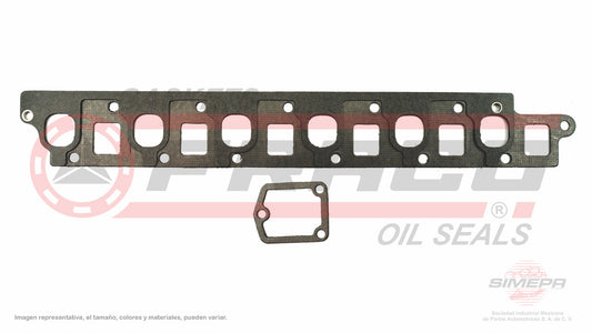 MSX-2660050 EMPAQUE DE MULTIPLE (MS-4325) 3.9L 4.9L FORD 6 CIL 240 300 CCARBURADO 65/84 FORD