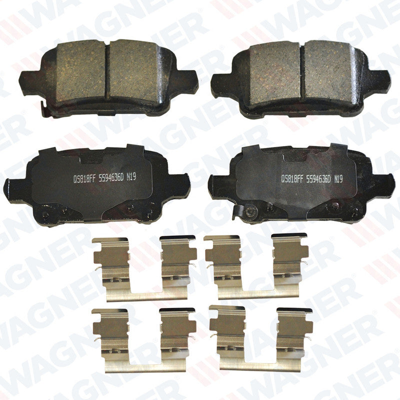 WC-1857 PADS (C)(9085-D1857) RT CHEVROLET BOLT EV 17/17 CRUZE 17/17 VOLT 16/17 GENERAL MOTORS