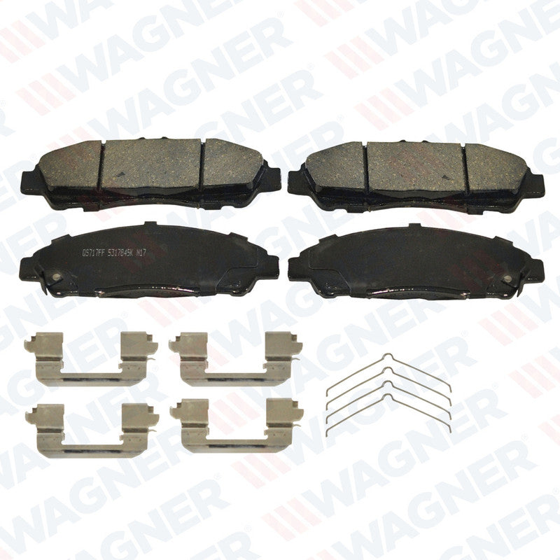 WC-1896 BALATAS (C)(9124-D1896) R.D. CADILLAC XT5 17/17 XTS 17/17 GMC ACADIA 17/18 GENERAL MOTORS