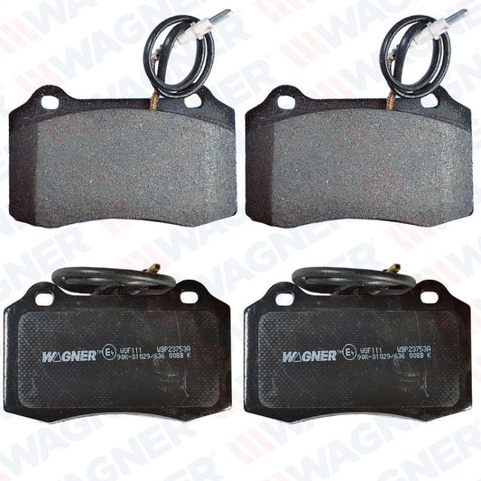 WX-592M BALATAS (S)(8678-D592) R.D. PEUGEOT 406 00/06 (FDB-1379) PEUGEOT