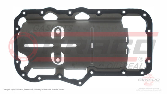 OSX-0262010 EMPAQUE DE CARTER (OS-1271-R)(CJ-11417) 3.7L CHRYSLER V6 JEEP LIBERTY 00/05 226 CHRYSLER