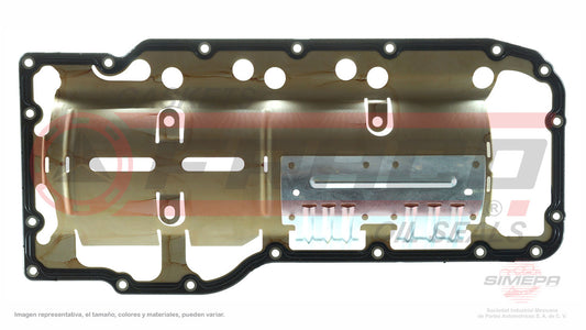 OSX-0282005 EMPAQUE DE CARTER (OS-1272-R)(CJ-11419) 4.7L CHRYSLER V8 RAM GRAND CHEROKEE 287 00/06 CHRYSLER