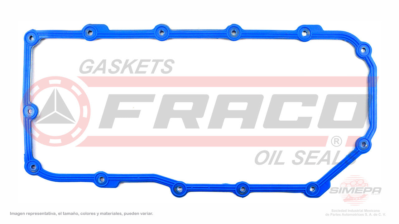 OSX-1140052 EMPAQUE DE CARTER (OS-1242-R OS-1242-HD)(CJ-11408) 2.0L CHRYSLER 4 CIL DODGE NEON ECB SOHC VIN C Y 16V 95/05 HULE META CHRYSLER