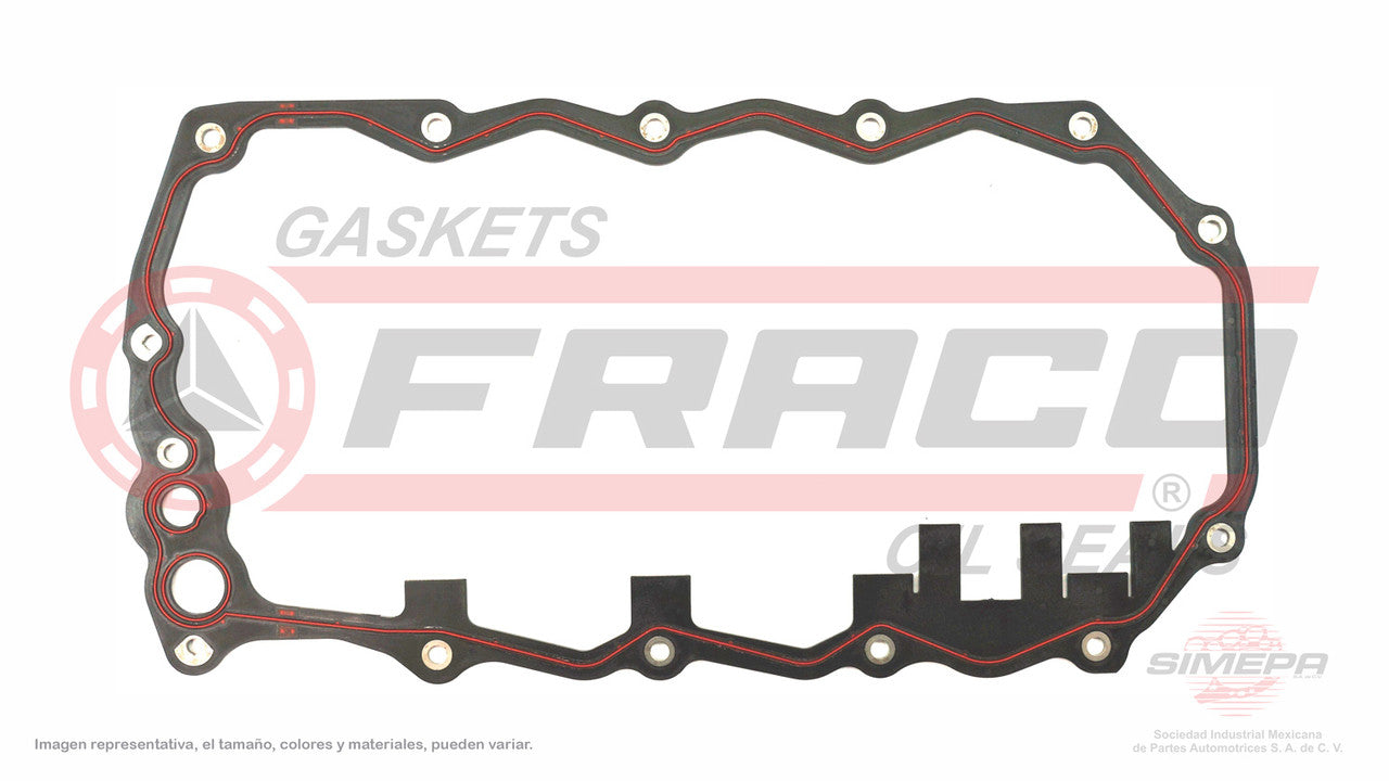 OSX-1140076 EMPAQUE DE CARTER 2.4L CHRYSLER 4CIL PT CRUISER 16V DOHC EDZ EDV 02/05 CABEZA METAL CHRYSLER