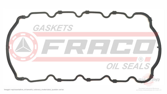 OSX-2640041 EMPAQUE DE CARTER (OS-1313-R)(CJ-11507) 2.0L FORD DOHC ZETEC CONTOUR MYSTIQUE ESCORT ZX2 FOCUS 95/01 (SILICON). FORD