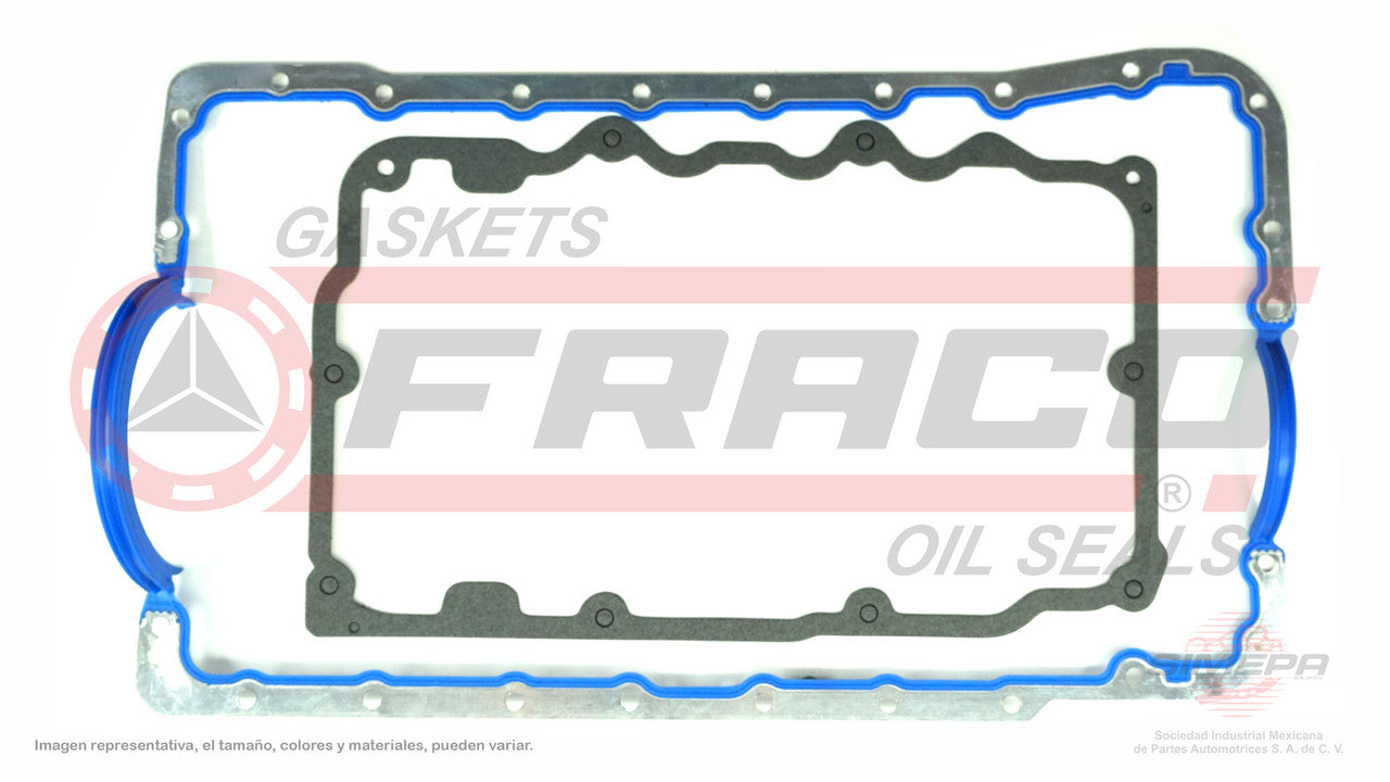 OSX-2662081 EMPAQUE DE CARTER (OS-1335-1R)(CJ-11535) 4.0L FORD V6 EXPLORER OHV 94/99 HULE METAL FORD