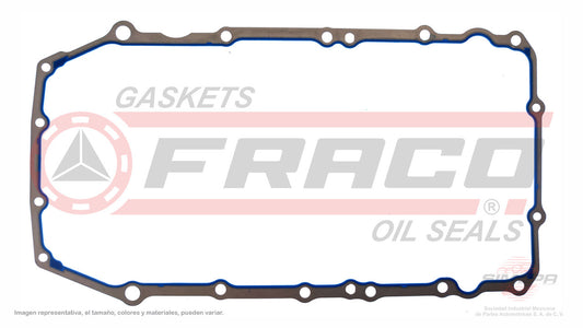 OSX-3040105 EMPAQUE DE CARTER (OS-1109-1 OS-1109-1R)(CJ-11232) 2.4L PONTIAC SUNFIRE 146 DOHC VIN T QUAD4 96/04 METAL-SILICON GENERAL MOTORS