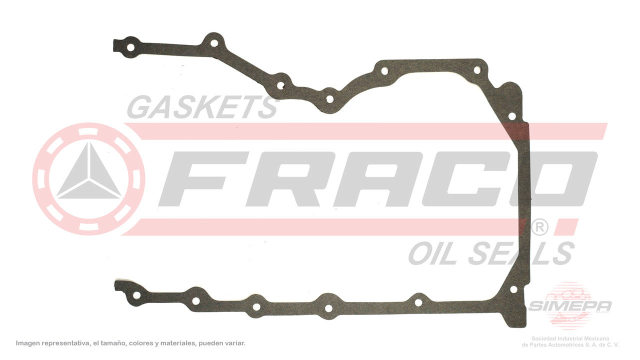 OSX-5340215 EMPAQUE DE CARTER 2.0L 2.3L FORD 4 CIL MONDEO FOCUS RANGER ARGENTINO MAZDA 3 B-2300 01/08 FORD