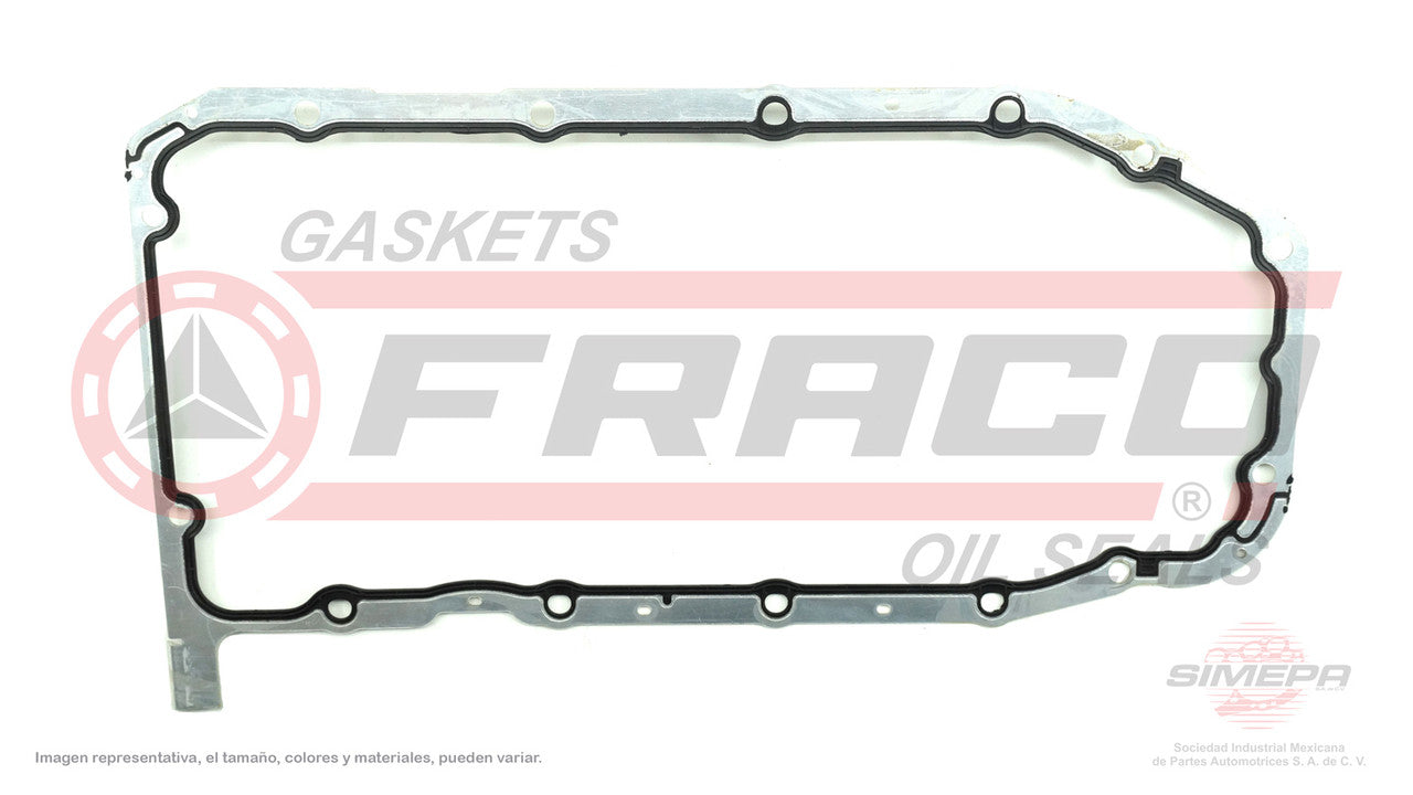 OSX-6040210 EMPAQUE DE CARTER (1 PZA) 2.4L CHEVROLET 4 CIL CAPTIVA Z24SED 16V DOHC 06/10 ALUMINIO-HULE GENERAL MOTORS