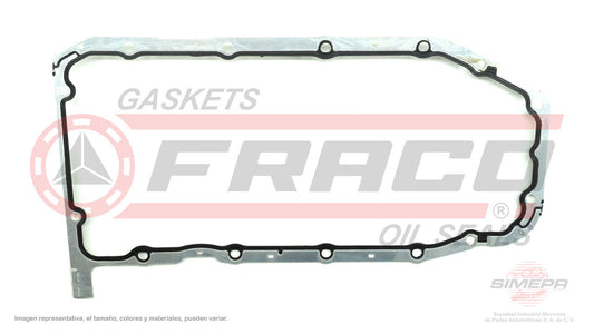 OSX-6040210 EMPAQUE DE CARTER (1 PZA) 2.4L CHEVROLET 4 CIL CAPTIVA Z24SED 16V DOHC 06/10 ALUMINIO-HULE GENERAL MOTORS