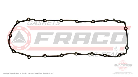 OSX-6240070 EMPAQUE DE CARTER (OS-11900-R)(CJ-1251) 1.6L PEUGEOT 206 PARTNER 16V DOHC TU5JP4 00/08 (SILICON). PEUGEOT