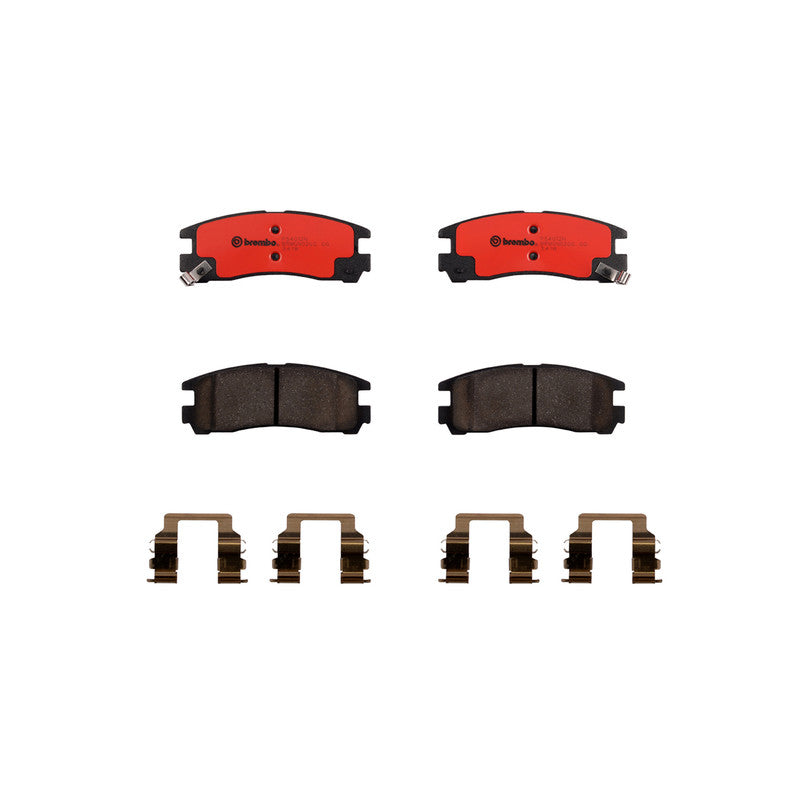 BRE-P54012N BALATAS (D383-7272)(R.T.)(CE) AVENGER ES V6 2.5L USA 1996/1996 GALANT ES V6 3.0L USA 2000/2003 ECLIPSE GS US CHRYSLER