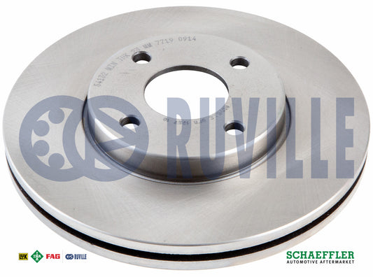 RV-BFR125710 DISCO Y ROTOR DE FRENOS R.D. (54132) (4) ECO SPORT AUT FOCUS SEDAN 05/08 BFR-125710 FORD