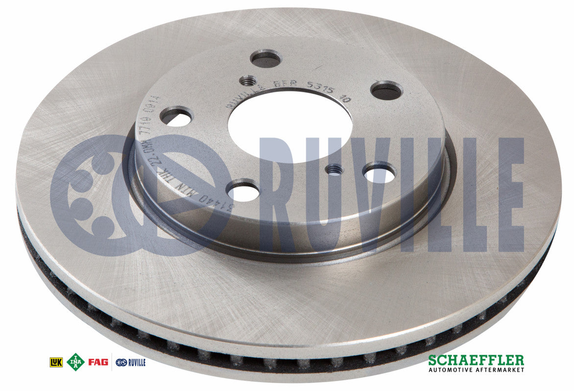 RV-BFR531510 DISCO Y ROTOR DE FRENOS R.D. (FR-27031)(31440)(5) RAV4 06/11 BFR-531510 TOYOTA