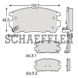 RV-CMD12758391 BALATAS 8391-D1275 (CE) R.T. EQUINOX 07/08 CAPTIVA SPORT 08/18 GMC TERRAIN 11/18 PONTIAC TORRENT 07/09 S GENERAL MOTORS